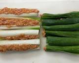 ホットサンドメーカーで白ネギの肉包み焼き作り方3写真