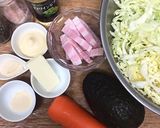 キャベツとアボカドのホットサラダ作り方1写真
