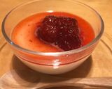 甘酒豆乳プリン（苺ソースがけ）作り方9写真