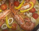 フライパンで簡単に♪魚介のパエリア作り方10写真