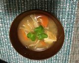 具沢山の厚揚げのお味噌汁作り方5写真