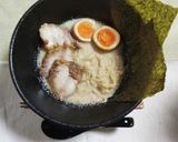 豚骨不使用！最初からつくる豚骨風ラーメン作り方37写真