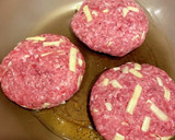 簡単！温玉のっけチーズハンバーグ作り方4写真