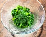 わさび菜白だし浸し作り方3写真