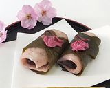 卵乳小麦米無☆レンジ簡単さくら餅作り方4写真