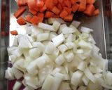トマト缶で豚肉と大豆の簡単トマト煮♪作り方2写真
