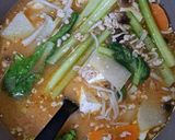 冷蔵庫一掃♪ピリ辛！チゲ風お味噌汁作り方7写真