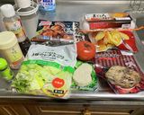 冷蔵庫にあるもので彩りサラダ!(^^)!作り方1写真