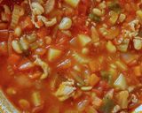 トマト缶で豚肉と大豆の簡単トマト煮♪作り方6写真