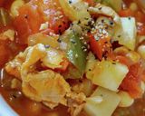 トマト缶で豚肉と大豆の簡単トマト煮♪作り方7写真