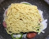 簡単生パスタ風ナポリタン(ベーコン版)作り方6写真
