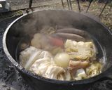【焚火飯】イノシシと芽キャベツのポトフ作り方7写真