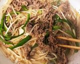 牛肉とピーマンともやしのオイスター炒め作り方5写真