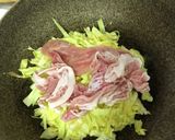 キャベツ焼き一人前(2枚)作り方4写真