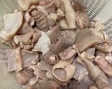 豚シロモツのどて煮作り方1写真