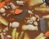 豚シロモツのどて煮作り方5写真