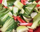 カニカマ☆豆腐とチンゲンサイのとろみ炒め作り方3写真