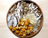 鮭川産きのこと鶏肉の旨味まるごとパスタ作り方1写真