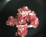フライパンで肉豆腐作り方1写真