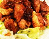 鶏もも肉の柚子胡椒ガーリック醤油炒め♪作り方4写真
