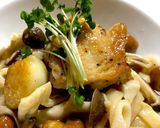 鮭川産きのこと鶏肉の旨味まるごとパスタ作り方7写真
