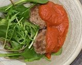 低フォド　夕飯の献立《ハンバーグ》作り方2写真