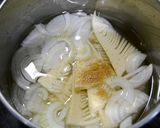簡単！春のお味噌汁☆新玉葱と筍作り方2写真