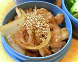 手間いらず！生姜焼き　タロの弁当106作り方1写真