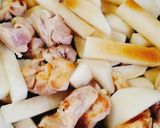 めんつゆだけ！大根と鶏肉の煮物作り方5写真