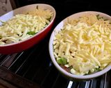 切るだけ！鶏胸肉と大葉の梅チーズグラタン作り方2写真