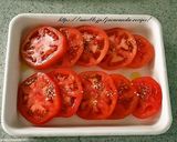 トマトのこんがりチーズ焼き作り方1写真