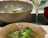 簡単＊水菜と油揚げのはりはり鍋作り方2写真