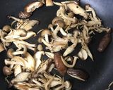 キノコとキャベツのバジルパスタ作り方5写真