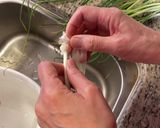 簡単★のびるの田楽味噌和え作り方4写真
