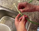 簡単★のびるの田楽味噌和え作り方5写真