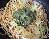 キノコとキャベツのバジルパスタ作り方8写真