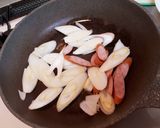 白ネギが美味しい☆納豆ウインナーパスタ作り方3写真