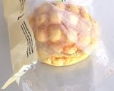 冷たく食べるアイスメロンパンカフェおやつ作り方5写真