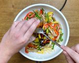 中華料理　青椒肉絲（チンジャオロース）作り方6写真