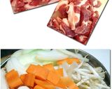 残り野菜 ♪ 炒めて ♪ 豚汁作り方1写真