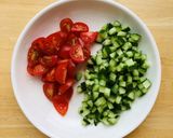 もち麦とツナのプチプチサラダ作り方1写真