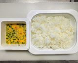 豚こま肉に小松菜とザーサイのあんかけ炒飯作り方1写真