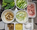 豚こま肉に小松菜とザーサイのあんかけ炒飯作り方4写真