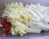 長芋・白菜・梅の酢の物♪簡単さっぱり作り方3写真