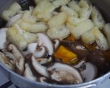南瓜・椎茸のお味噌汁♪甘くて椎茸香る♪作り方3写真