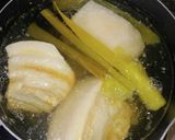 茹で豚の煮汁リメイク煮作り方4写真