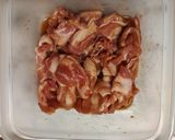 レンチン『豚肉のしょうが焼き風』作り方3写真