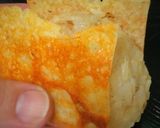 簡単　焼きチーズおにぎり　ハンバーグ入り作り方5写真