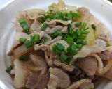レンチン『豚肉のしょうが焼き風』作り方8写真