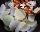 美味♪レンジ大根と竹輪のフライパン煮物作り方5写真